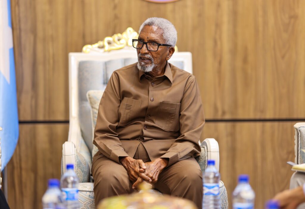 Guddoomiyaha Aqalka Sare ee Baarlamaanka JFS oo Xafiiskiisa ku Qaabilay Danjiraha Cusub ee Midowga Yurub