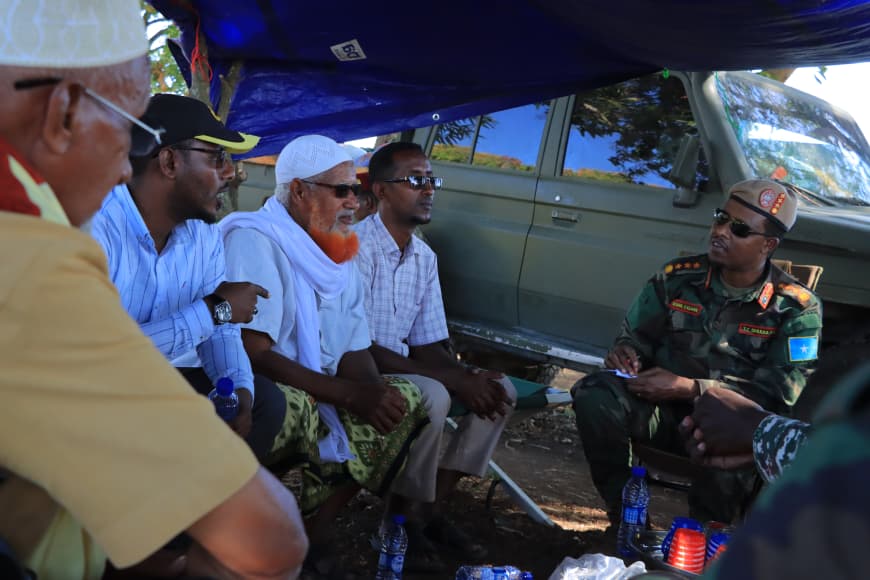 Taliyaha Ciidanka Dhulka Xoogga Dalka Sareeye Guuto Sahal Cabdullaahi Cumar