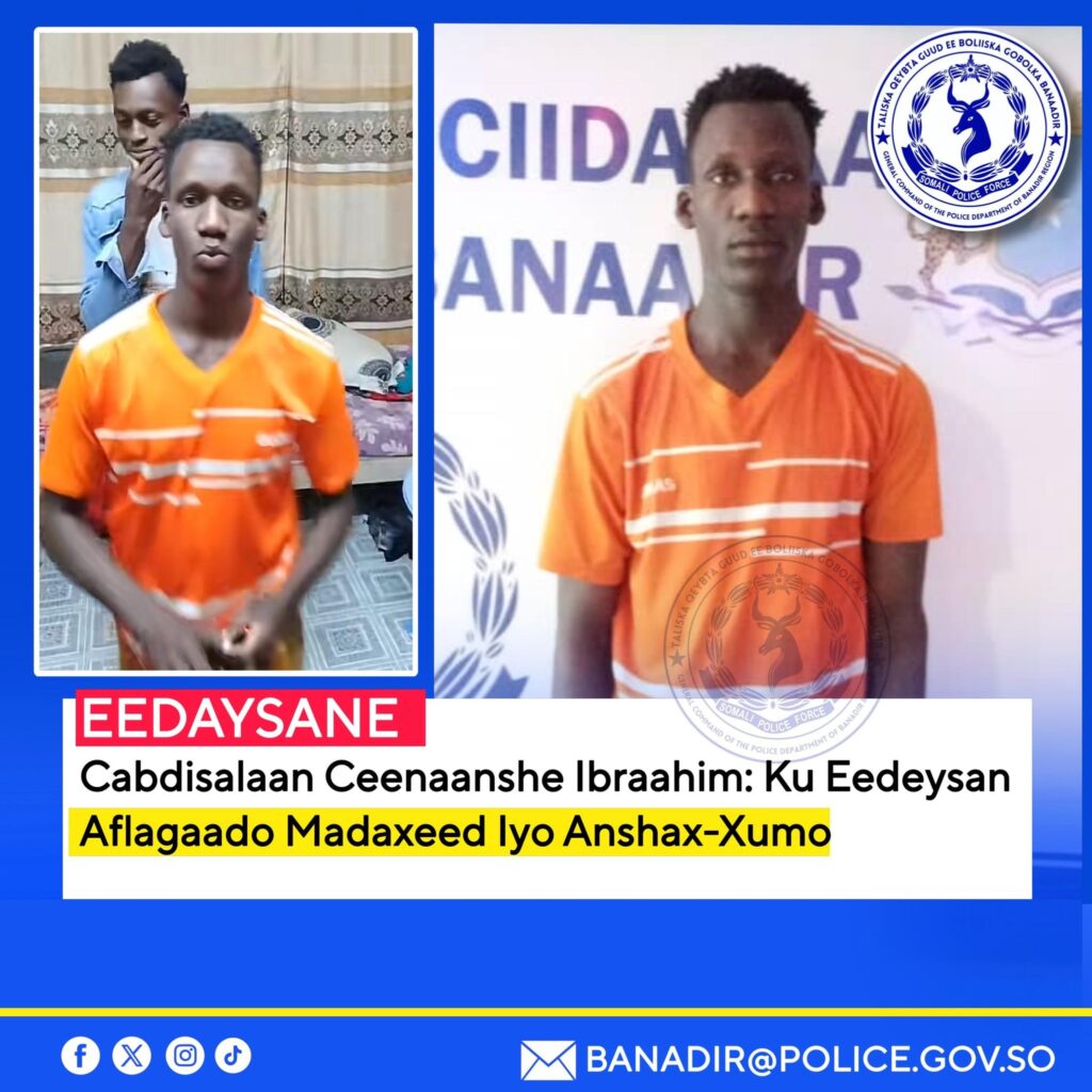 Ciidanka Booliiska Soomaaliyeed, Saldhiga degmada Garasbaaleey, ayaa gacanta kusoo dhigay