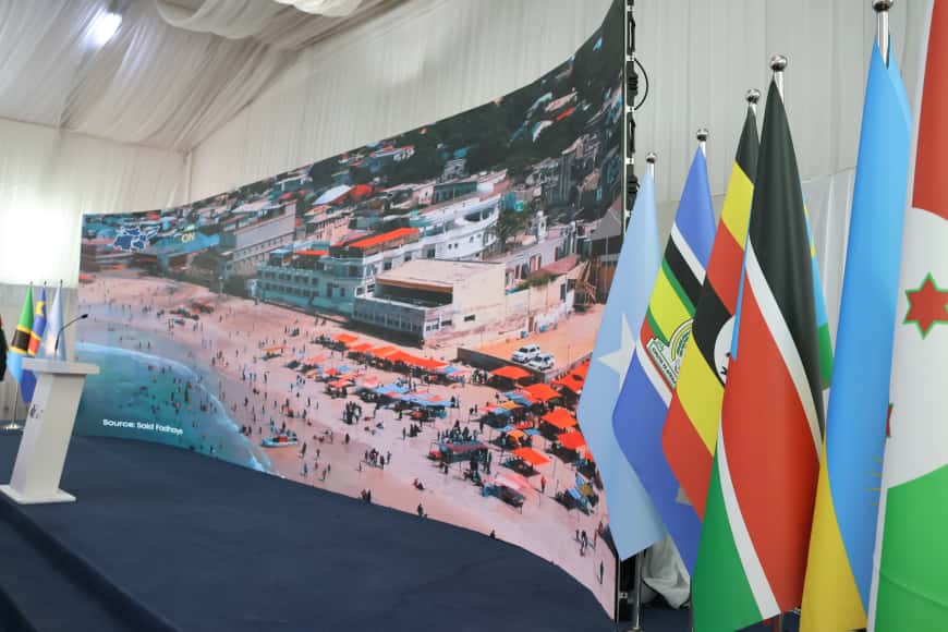 Sawirro: Shirweynaha Urur-goboleedka Iskaashiga Dhaqaalaha Bariga Afrika (EACCON 2025) ayaa maanta si rasmi ah uga furmay magaalada Muqdisho.